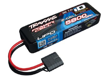 7.4V 5800mAh 2-Cell 25C LiPo Battery