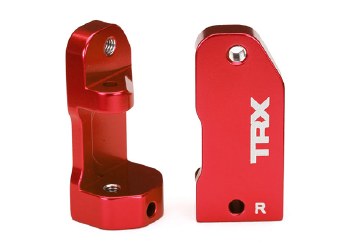 Caster Blocks - 30 degree Red Aluminum