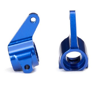 Steering Blocks - Blue Aluminum