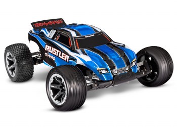 1/10 Rustler 2WD with USB-C - Blue