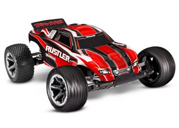 1/10 Rustler 2WD with USB-C - Red