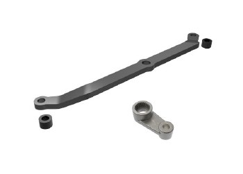 Steering Link, 6061-T6 Gray for TRX-4M