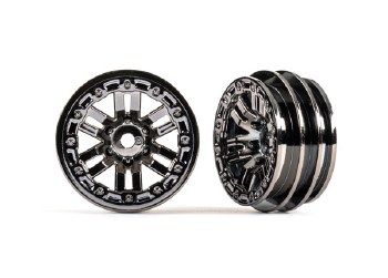 Wheels, 1.0&quot; (black chrome) (2