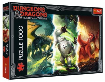 D&amp;D: Legendary Monsters of Farerun 1000pc Puzzle