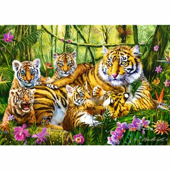 Family of Tigers 500pc Puzzle