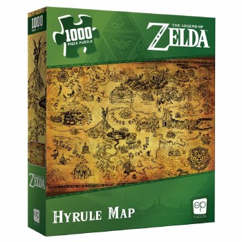 Zelda: Hyrule Map 1000pc Puzzle