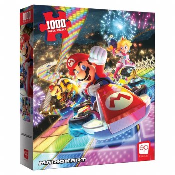 Mario Kart Rainbow Road 1000pc Puzzle