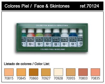 Face &amp; Skin Tones Paint Set