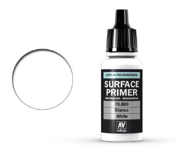 White Surface Primer - Acrylic Dropper Bottle