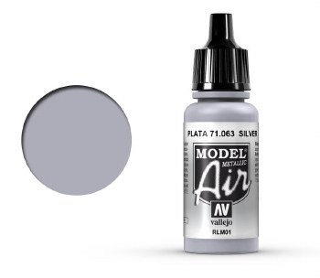 Metallic Silver RLM01 - Metallic Model Air - 17ml