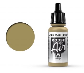 Metallic Bright Brass - Metallic Model Air - 17ml