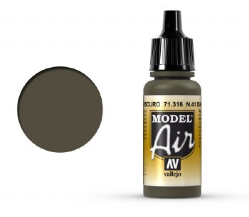 Num. 41 Dark Olive Drab  - Model Air - 17ml