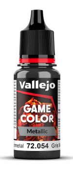 Metallic Gunmetal - Acrylic Dropper Bottle