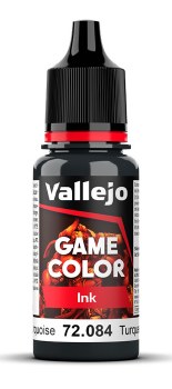 Dark Turquoise Ink - Acrylic Dropper Bottle