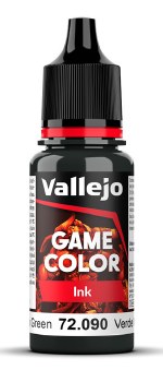 Black Green Ink - Acrylic Dropper Bottle