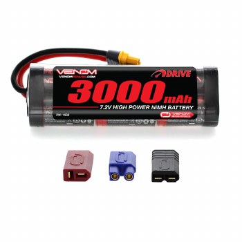 7.2V NiMH 3000mAh 6-Cell Battery with Universal Plug