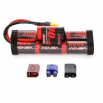 8.4V NiMH 3000mAh 7-Cell Hump Pack Battery with Universal Plug