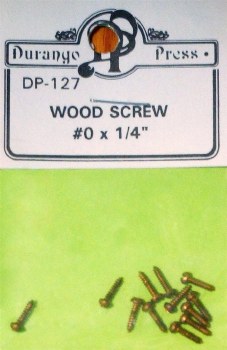 Wood Truck Screws #0 x 1/4"