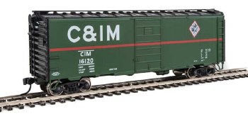 Chicago &amp; Illinois Midland - 40' PS-1 #16120 Box Car