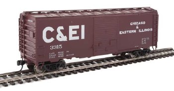 Chicago &amp; Eastern Illinois - 40' ACF #3315 Welded Youngstown Door Box Car