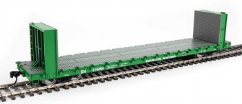 Burlington Northern - 60' P-S Bulkhead Flatcar #616058