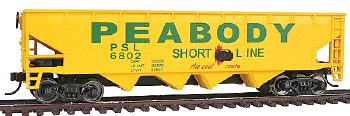 Peabody Coal/Short Line Offset Quad Hopper