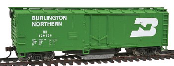 Burlington Northern - 40' Plug-Door Track Cleaning Box Car