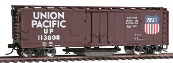Union Pacific - 40' Plug-Door Track Cleaning Box Car