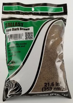 Ballast Fine Dark Brown - 21.6 cu.in. bag