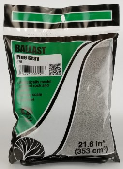 Ballast Fine Gray - 21.6 cu.in. bag