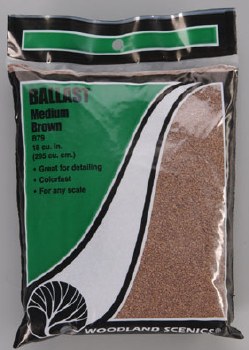 Ballast Medium Brown - 18 cu.in. bag