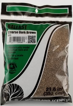 Ballast Coarse Dark Brown - 18 cu. in. bag