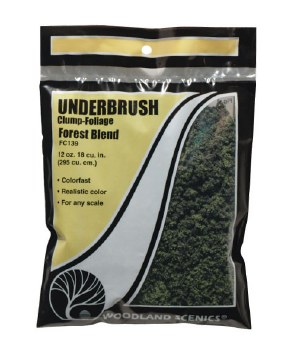 Underbrush Clump Foliage Forest Blend