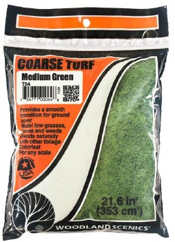 Turf Coarse Medium Green 12 oz