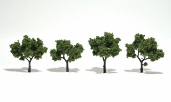 Deciduous Trees - Light Green 6-7&quot;  (2)
