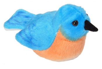 Audubon II Eastern Bluebird Plush with Sound