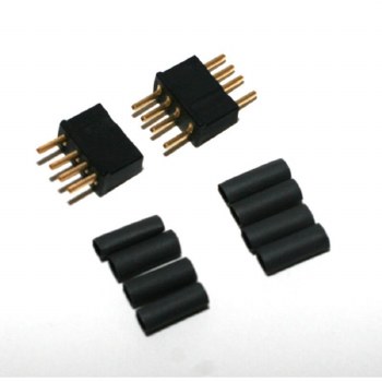 Micro 4R 4pin Connector, Black