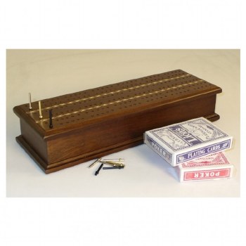 Cribbage: Deluxe Walnut