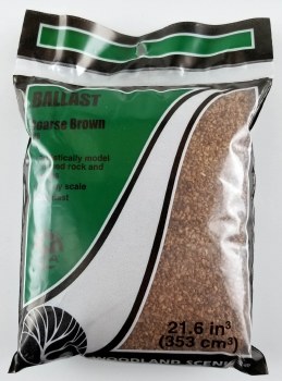 Ballast Coarse Brown - 18cu.in. bag