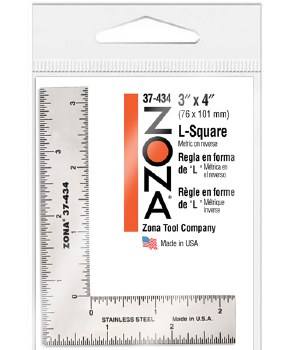 L-Square Ruler 3"x4"