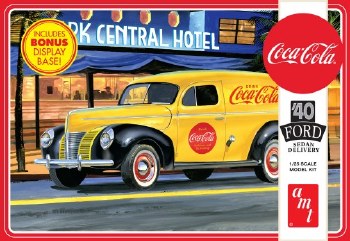 1/25 1940 Ford Sedan Coca-Cola Delivery Van Plastic Model Kit