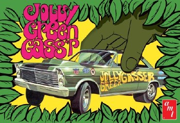1/25 1965 Ford Galaxie Jolly Green Gasser Plastic Model Kit