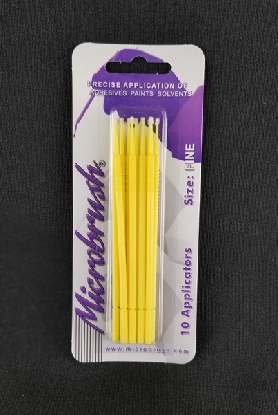 Microbrush Yellow fine x 10 # MHF10 