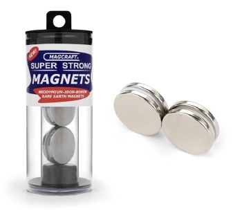 Magnets: 1&quot; x 1/8&quot; Rare Earth Disc Magnets