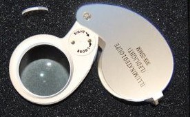25mm LED Jeweler's Loupe 10x