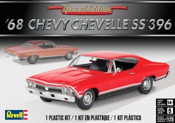 1/25 1968 Chevy Chevelle SS 396 Plastic Model Kit