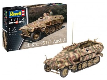 1/35 Sd. Kfz. 251/1 Ausf. A Halftrack Plastic Model Kit