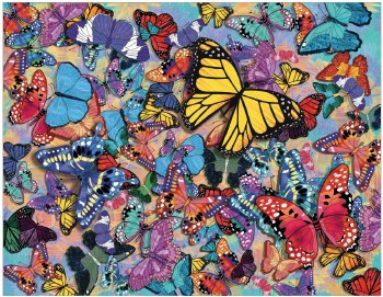 Butterfly Frenzy - 500pc Puzzle
