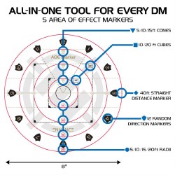 Enhance Tabletop RPG Area of Effect Damage Marker