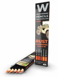 Weathering Pencil Set: Rust & Streaking